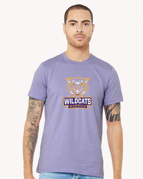 WVMS - Bella + Canvas ® Unisex Jersey Short Sleeve Tee - Warwick Wildcats Logo