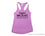 Racerback Boy Mom Tank Top Purple