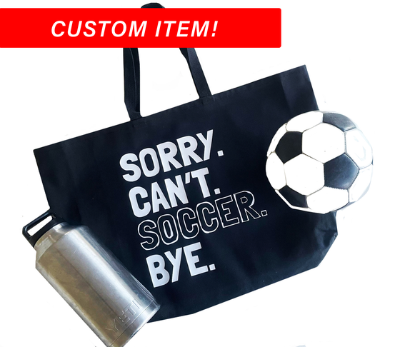 Sorry. Can't. *CUSTOM ACTIVITY*. Bye. - Port Authority® - Ideal Twill Jumbo Tote