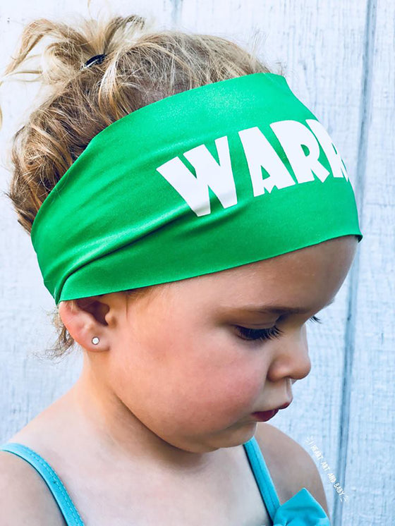Toddler Warrior Headband Green
