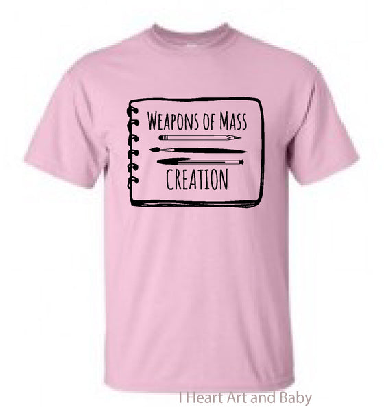 Weapons of Mass Creation Light Pink
