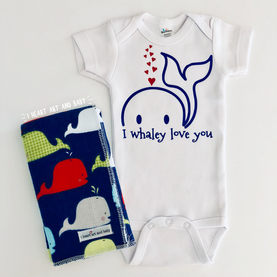 Whale Baby Outfit Boy