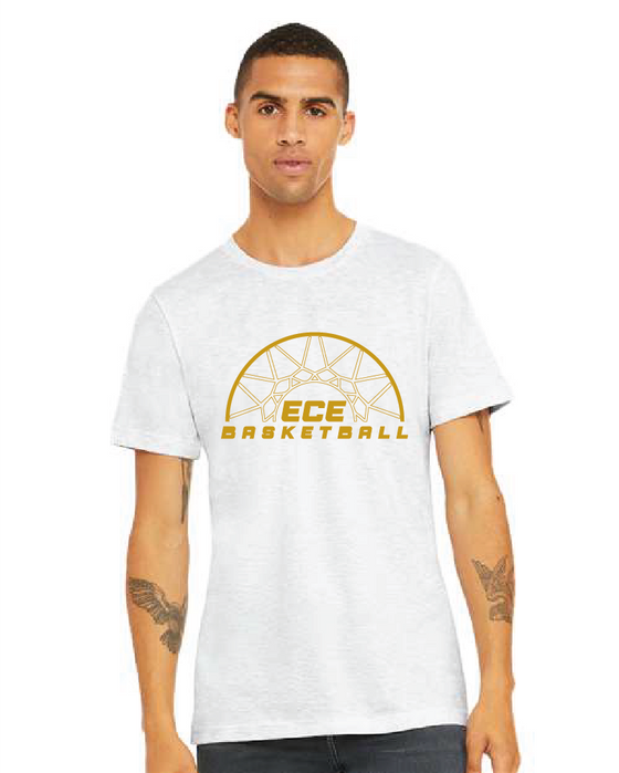 East Coast Elite Basketball - Bella + Canvas ®  Unisex Jersey Short Sleeve Tee - ECE Basketball Logo