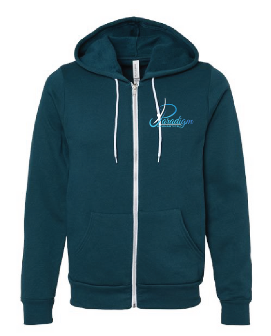 Paradigm Gymnastics Team - Bella + Canvas ® Fleece Zip-Up Hoodie