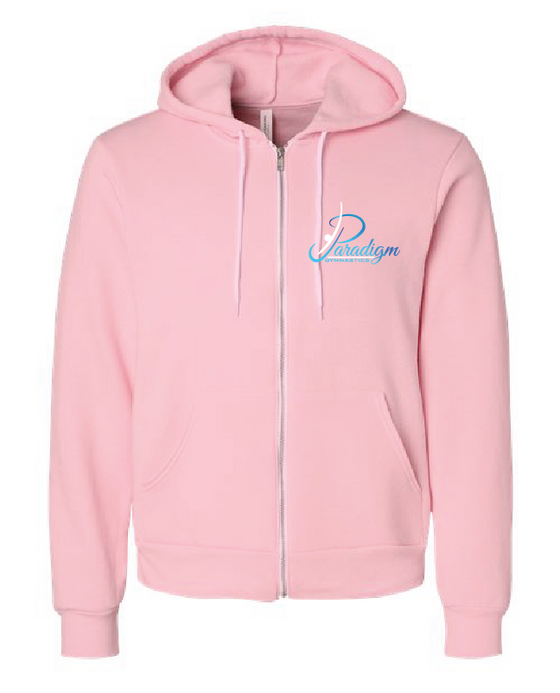 Paradigm Gymnastics Team - Bella + Canvas ® Fleece Zip-Up Hoodie