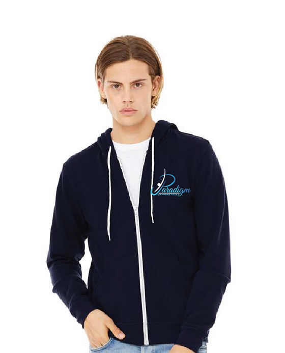 Paradigm Gymnastics Team - Bella + Canvas ® Fleece Zip-Up Hoodie