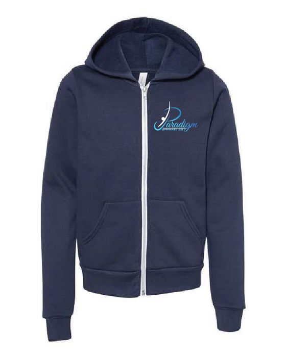 Paradigm Gymnastics Team - Bella + Canvas ® Fleece Zip-Up Hoodie