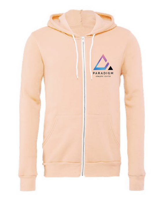 Paradigm Athletic Center - Bella + Canvas ® Fleece Zip-Up Hoodie