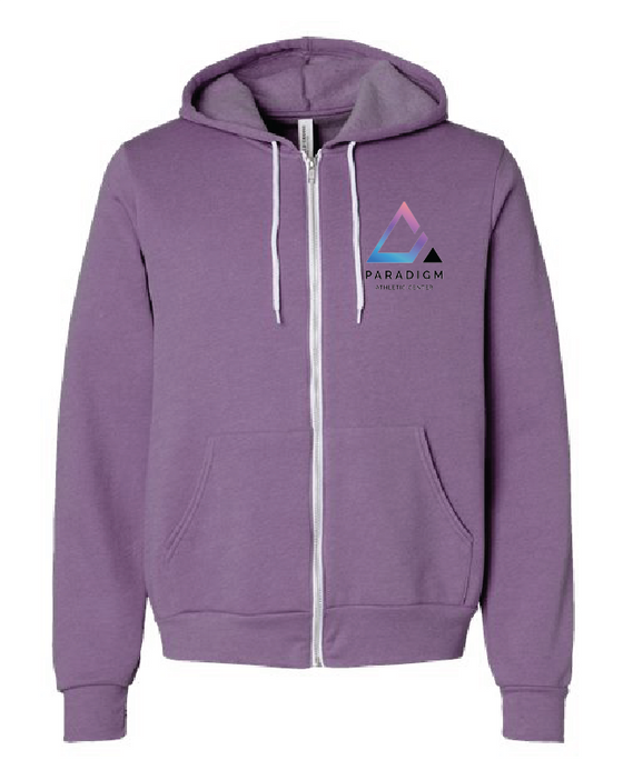 Paradigm Athletic Center - Bella + Canvas ® Fleece Zip-Up Hoodie