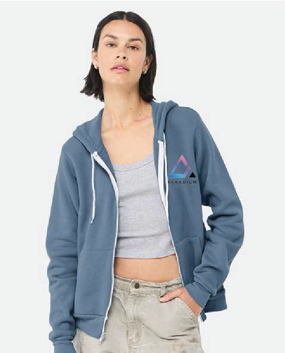 Paradigm Athletic Center - Bella + Canvas ® Fleece Zip-Up Hoodie