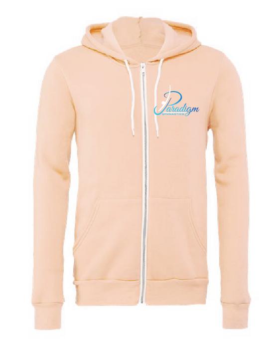 Paradigm Gymnastics Team - Bella + Canvas ® Fleece Zip-Up Hoodie