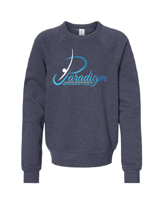 Paradigm Gymnastics Team - Bella + Canvas ® Raglan Crewneck Sweatshirt