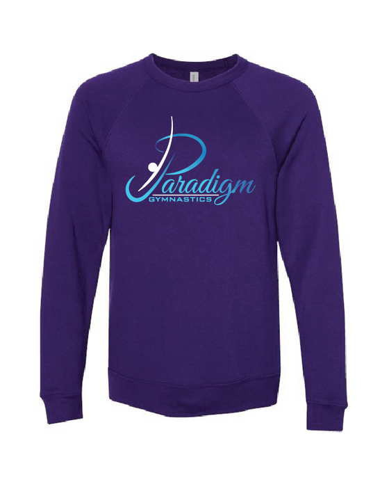 Paradigm Gymnastics Team - Bella + Canvas ® Raglan Crewneck Sweatshirt