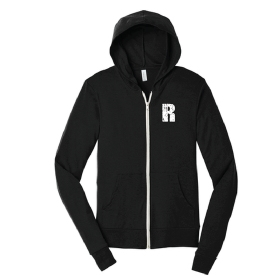 Bella+Canvas Unisex Triblend Full-Zip Lightweight Hoodie - Resolve Fitness CrossFit Hawthorne