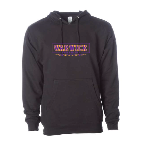 WVHS Swim & Dive - Midweight Fleece Hooded Sweatshirt
