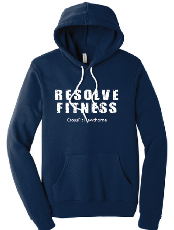 Bella+Canvas Unisex Sponge Fleece Pullover Hoodie - Resolve Fitness CrossFit Hawthorne