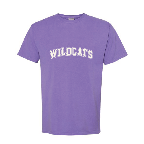 WVMS - ComfortWash by Hanes Garment Dyed Shirt - Beige Wildcats