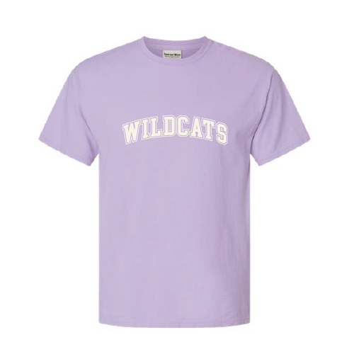 WVMS - ComfortWash by Hanes Garment Dyed Shirt - Beige Wildcats