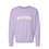 WVMS - ComfortWash by Hanes Garment Dyed Crewneck Sweatshirt - Beige Wildcats