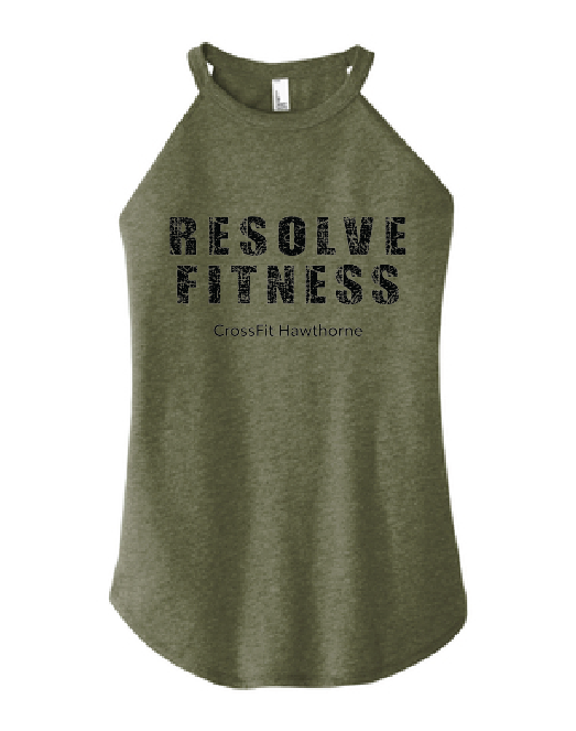 District ® Women’s Perfect Tri ® Rocker Tank - Resolve Fitness CrossFit Hawthorne