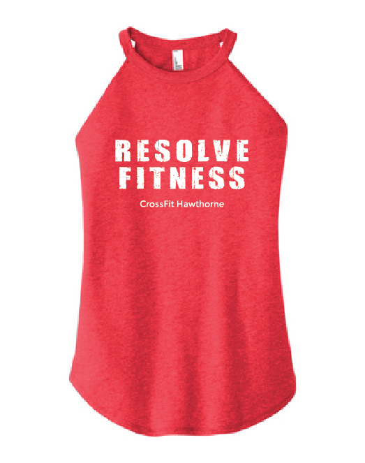 District ® Women’s Perfect Tri ® Rocker Tank - Resolve Fitness CrossFit Hawthorne