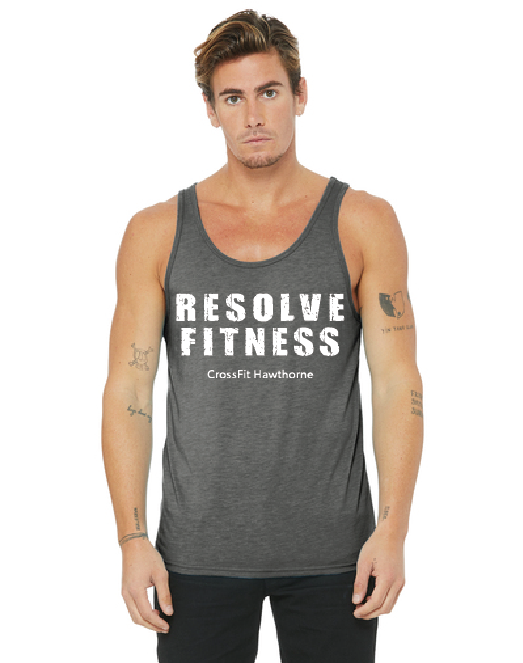 Bella + Canvas ® Jersey Tank - Resolve Fitness CrossFit Hawthorne