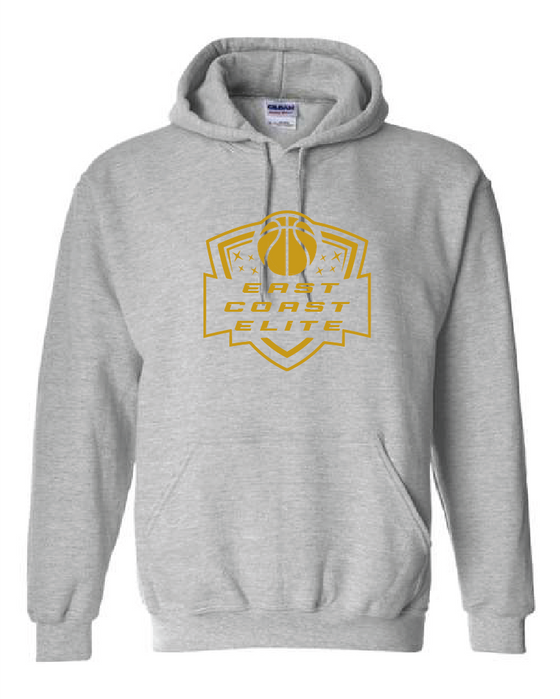 East Coast Elite Basketball - Gildan Pullover Hoodie - ECE Shield Logo