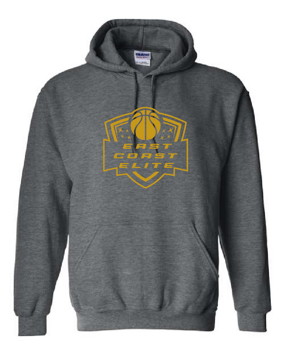 East Coast Elite Basketball - Gildan Pullover Hoodie - ECE Shield Logo