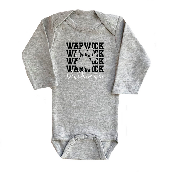 Park Ave - Baby Outfit - Warwick Wildcats Paw