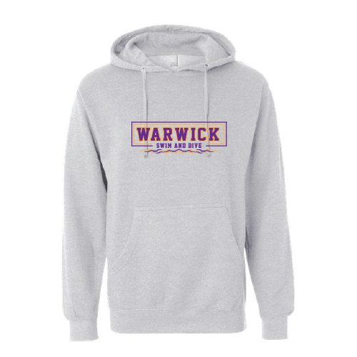 WVHS Swim & Dive - Midweight Fleece Hooded Sweatshirt