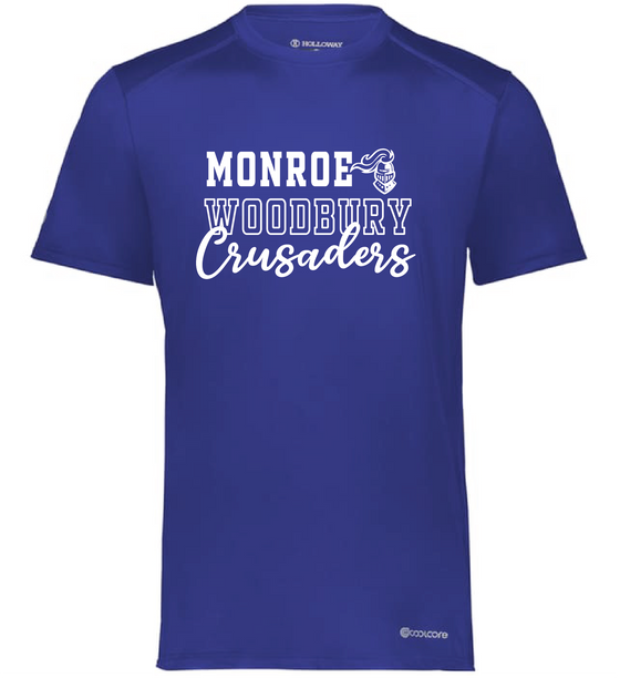 MWHS - Holloway Momentum Tee - White Monroe Woodbury Crusaders