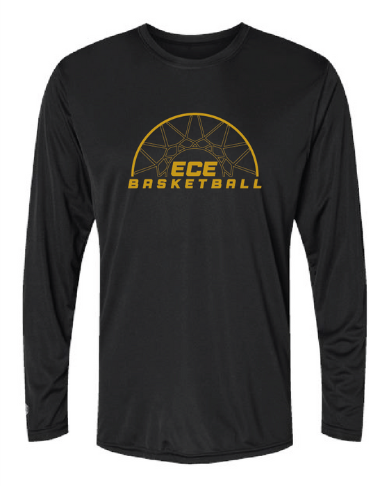 East Coast Elite Basketball - Holloway Momentum Long Sleeve Tee - ECE Basketball Logo