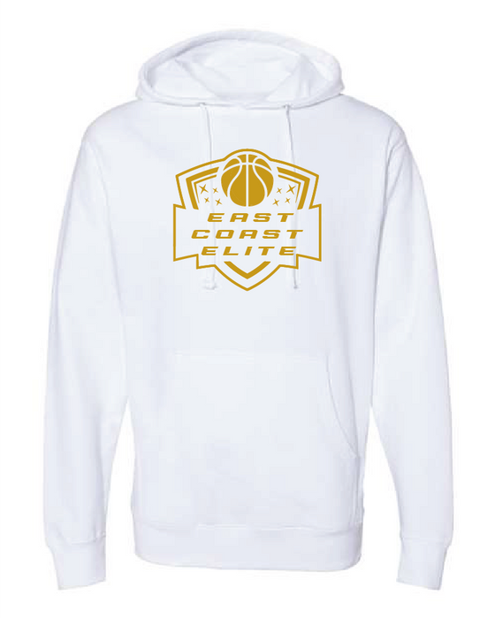 East Coast Elite Basketball - Midweight Hooded Sweatshirt - ECE Shield Logo