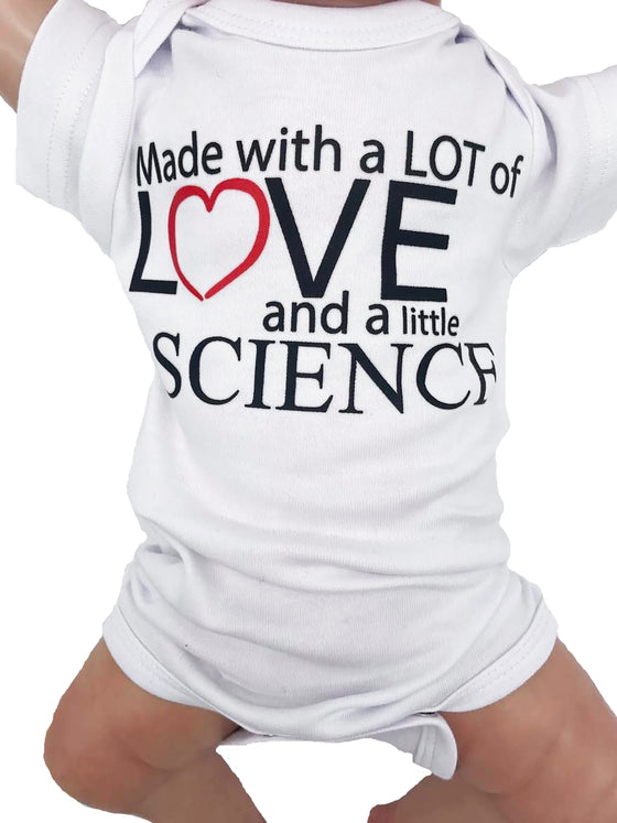 Made with Love and Science, IVF Baby, Surrogate Baby Outfit