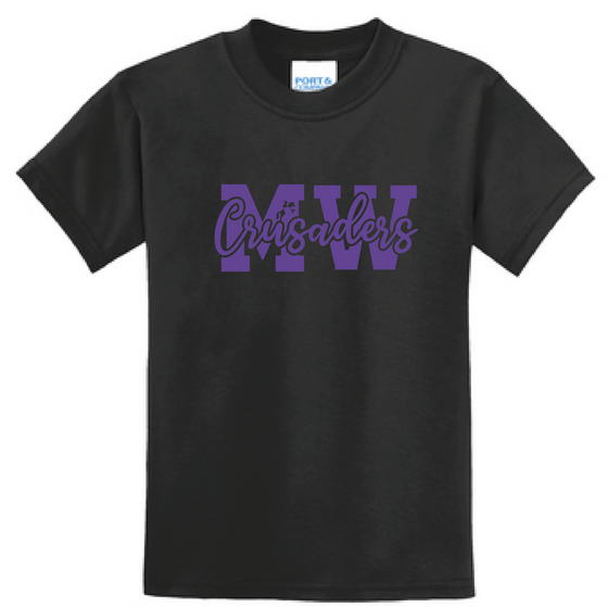 MWHS - Standard Tee - Purple MW Crusaders