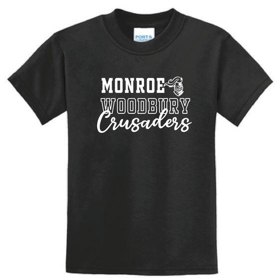 MWHS - Standard Tee - White Monroe Woodbury Crusaders