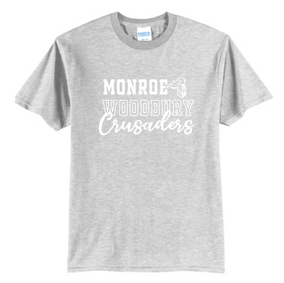 MWHS - Standard Tee - White Monroe Woodbury Crusaders