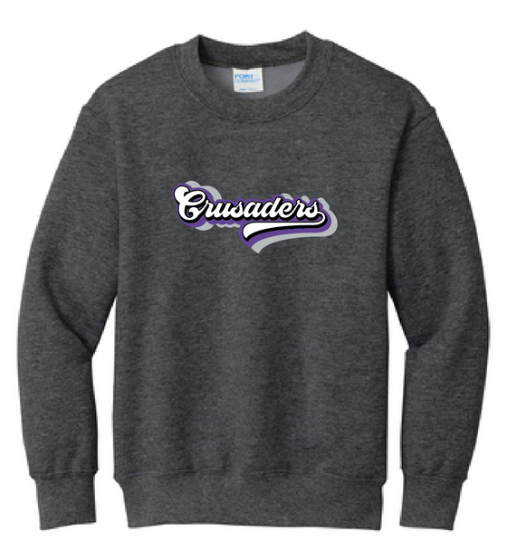 MWHS - Essential Fleece Crewneck Sweatshirt - Retro Crusaders