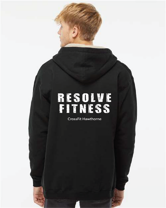 Independent Trading Co. Sherpa-Lined Full-Zip Hooded Sweatshirt - Resolve Fitness CrossFit Hawthorne