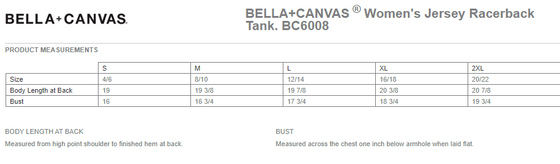 Bella + Canvas ® Woman's Racerback Tank Top - Resolve Nutrition