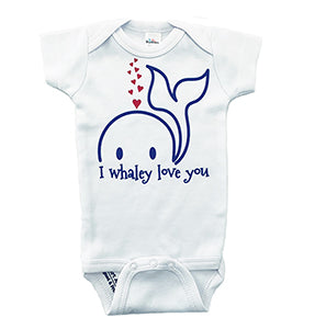 I Whaley Love You, Whale Baby Outfit, Gift for Baby