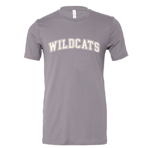 WVMS - Bella + Canvas ® Unisex Jersey Short Sleeve Tee - Beige Arched Wildcats