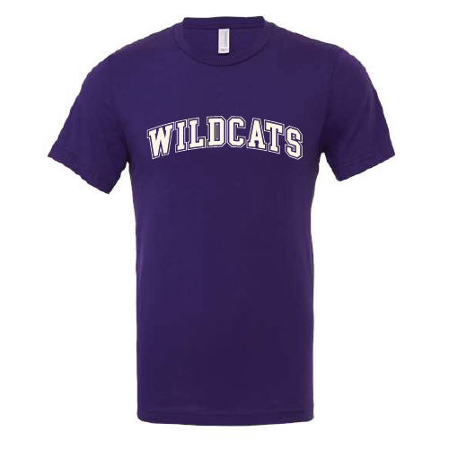 WVMS - Bella + Canvas ® Unisex Jersey Short Sleeve Tee - Beige Arched Wildcats