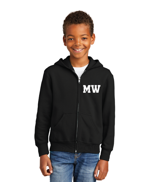 MWHS - Full Zip Hooded Sweatshirt - MW Logo