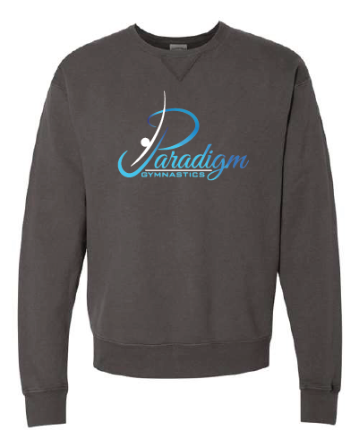 Paradigm Gymnastics Team - ComfortWash by Hanes Garment Dyed Crewneck Sweatshirt