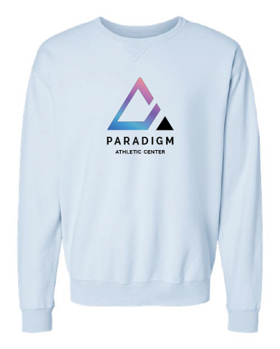 Paradigm Athletic Center - ComfortWash by Hanes Garment Dyed Crewneck Sweatshirt