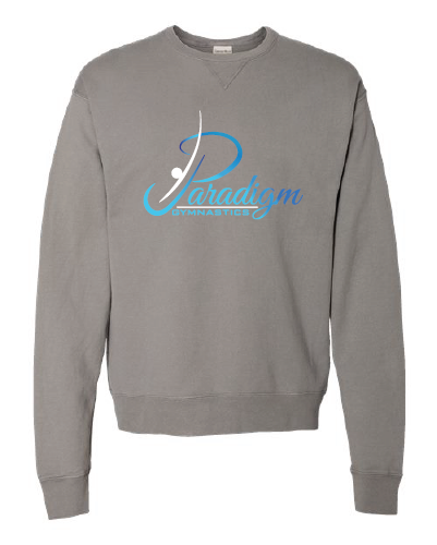 Paradigm Gymnastics Team - ComfortWash by Hanes Garment Dyed Crewneck Sweatshirt