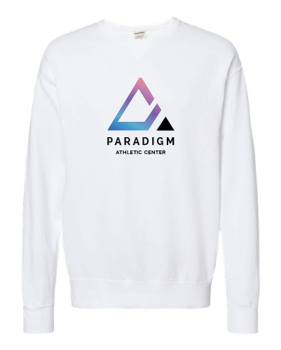 Paradigm Athletic Center - ComfortWash by Hanes Garment Dyed Crewneck Sweatshirt