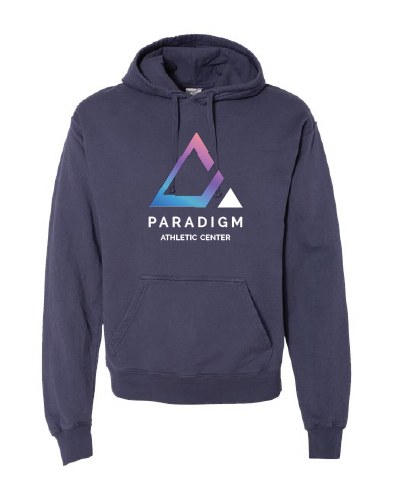 Paradigm Athletic Center - ComfortWash by Hanes Garment Dyed Hooded Sweatshirt