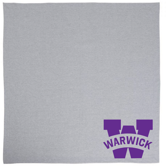 Sanfordville School - Purple "W" Stadium Blanket